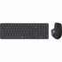 Keyboard and Mouse Rapoo 9760M Grey AZERTY