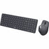 Keyboard and Mouse Rapoo 9760M Grey AZERTY