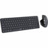 Keyboard and Mouse Rapoo 9760M Grey AZERTY