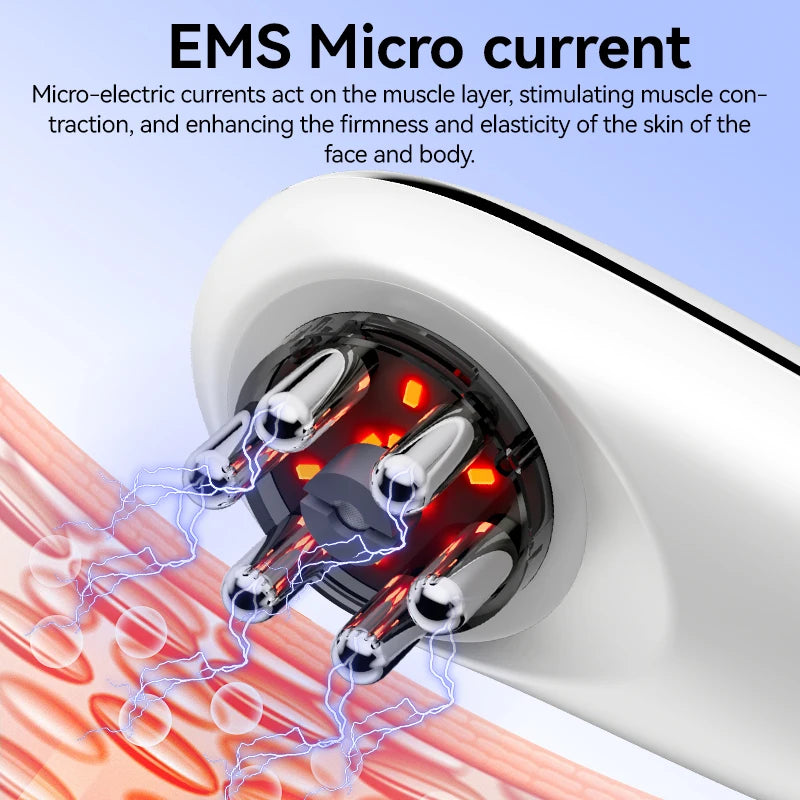 Body shaping massager, fat burning device, anti orange peel tissue and firming skin products