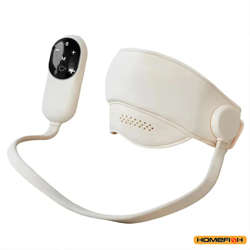 Graphene Heated Air Pressure Head Massager – Eye Hot Compress & Scalp Therapy Tool for Deep Relaxation Sleep Support