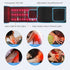 660nm&850nm Red Light Infrared Light Therapy Waist Belt with Controller Body Pain Relief Heated Pad for Muscle Repair Speed Heal