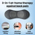 3-in-1 Back Massager with Relief Bed Sleeping Shiatsu Deep Tissue Portable Shoulder Lower Back Pain Relief Waist Massager