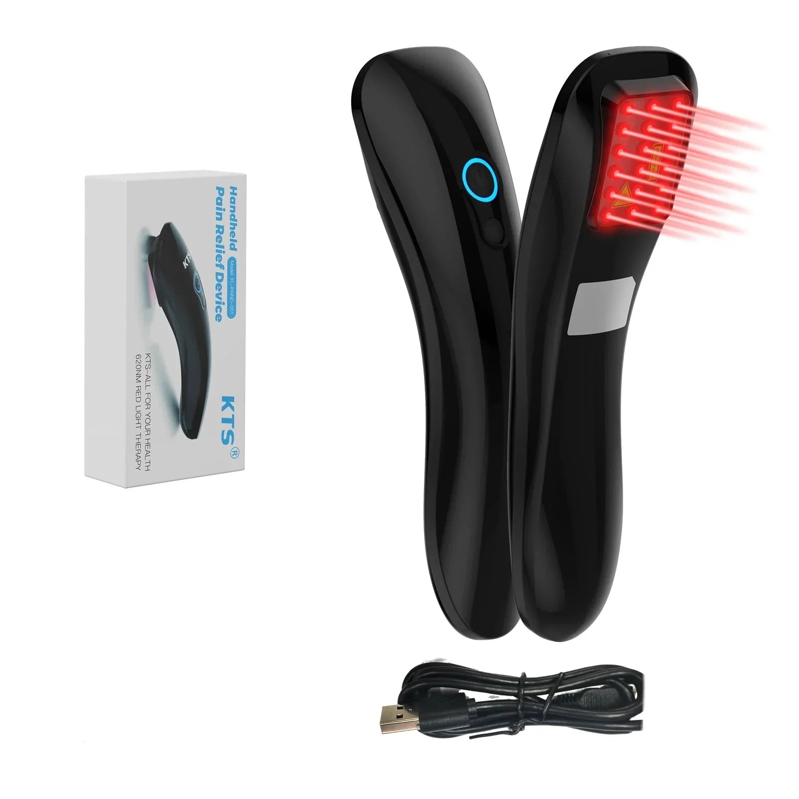 Cold Laser Therapy Device 18x620nm Diode Black-0