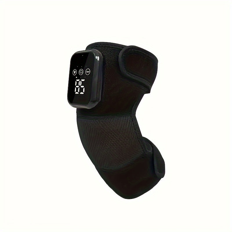 3-in-1 Wireless Heated Knee & Elbow Massager with Vibration(Black)-0